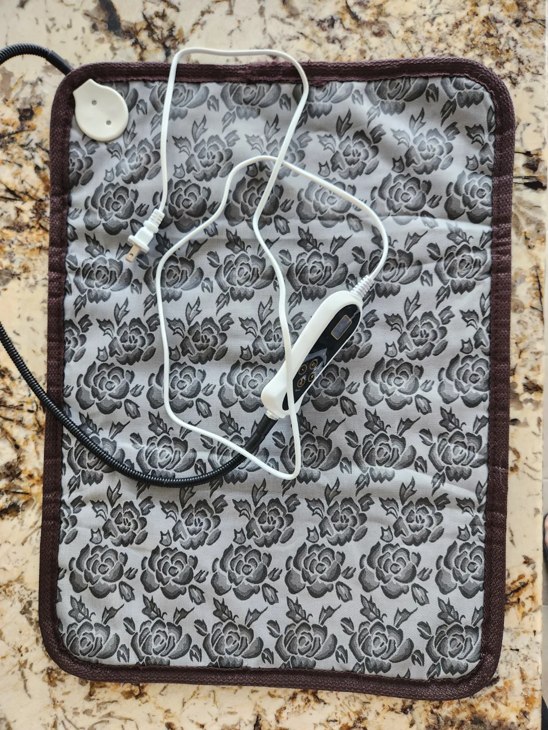 Pet Heated Mat with Rose Pattern thumbnail