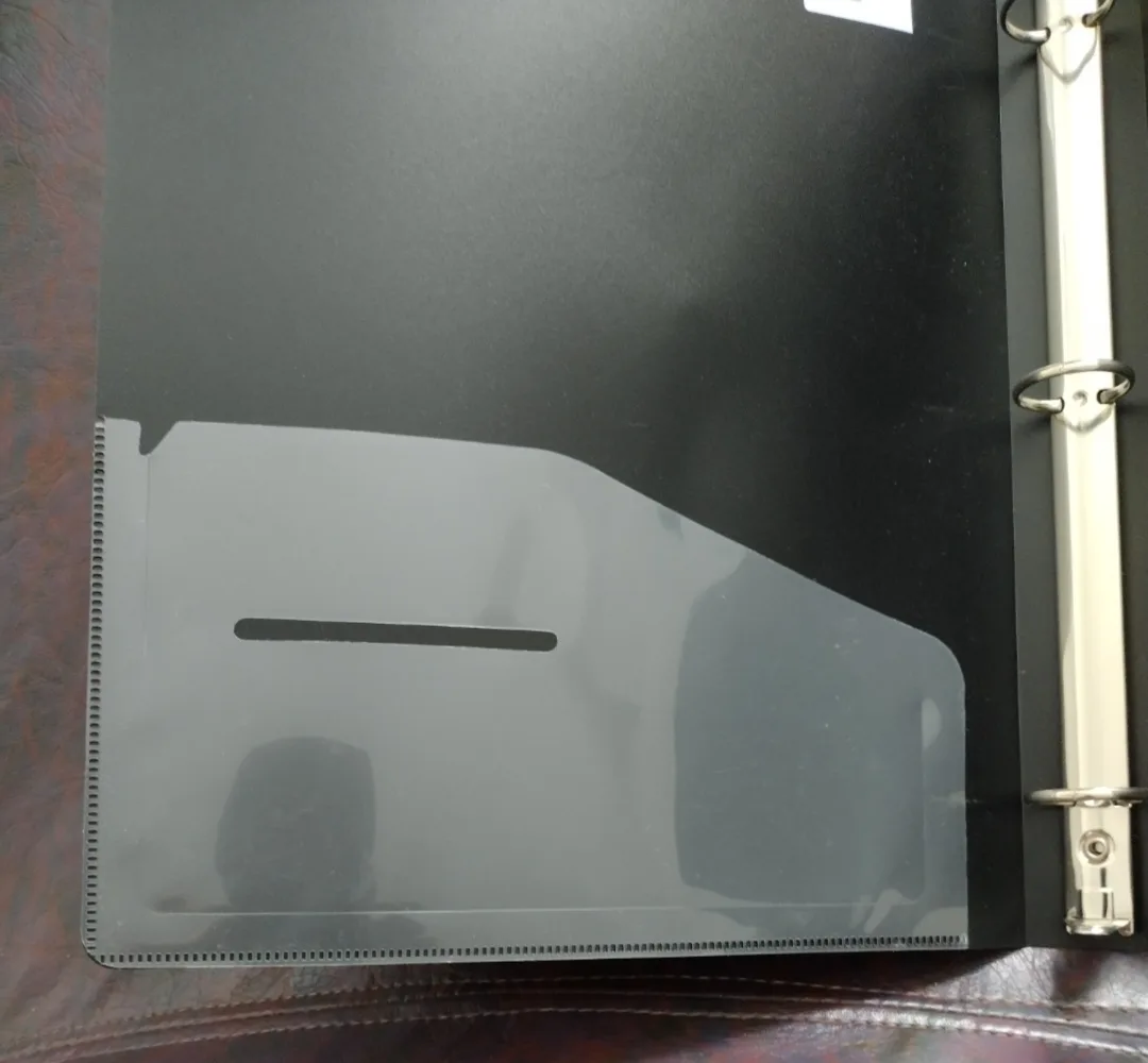 Bazic 1-Inch Matte Binder, Black, Gray, Red 💚 image indicator(2)