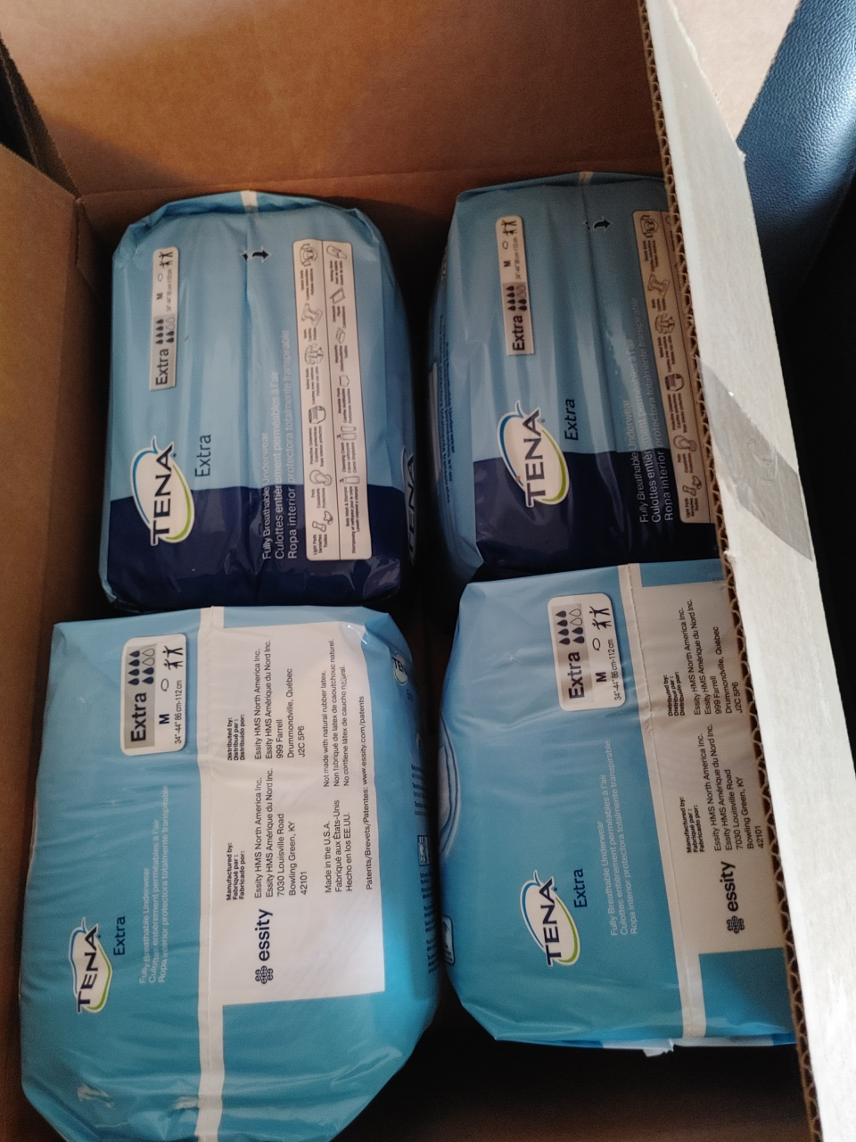 TENA Extra Underwear, Size M, 4 Pack - photo 2