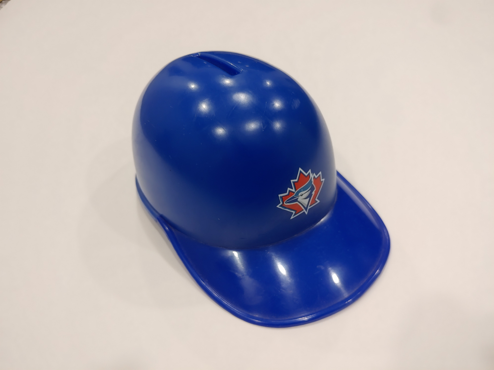 1970's vintage blue jays baseball cap piggy bank