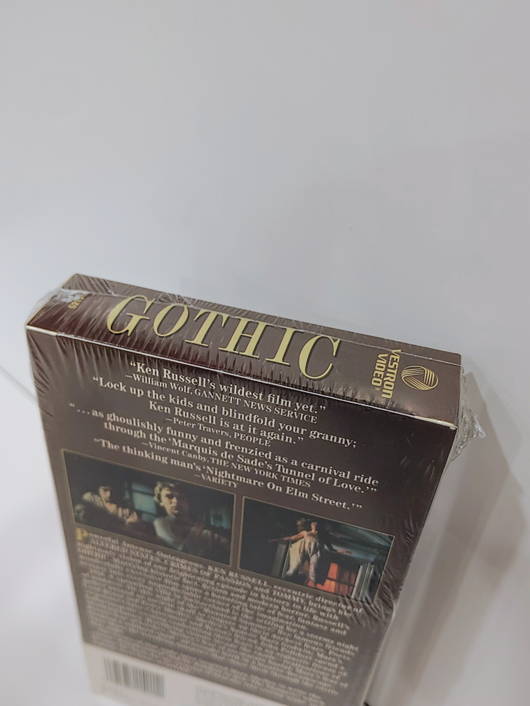 SEALED Gothic 1987 VHS Extremely Rare Original Release Version - photo 4
