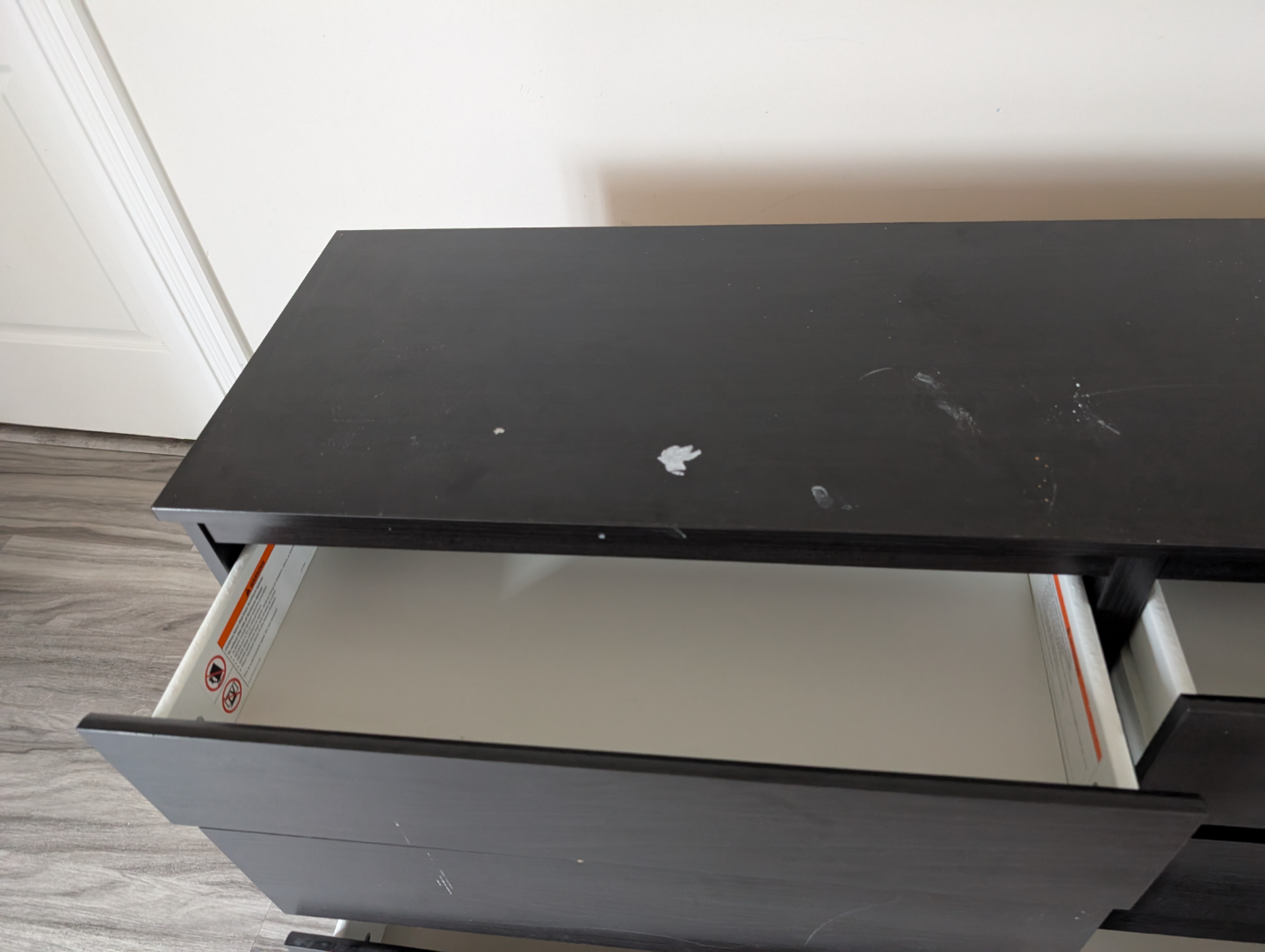 IKEA 6-Drawer Dresser - Black-Brown - photo 2