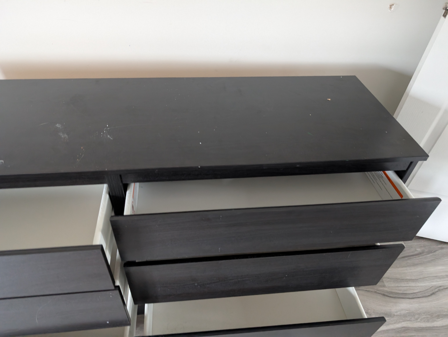 IKEA 6-Drawer Dresser - Black-Brown - photo 3