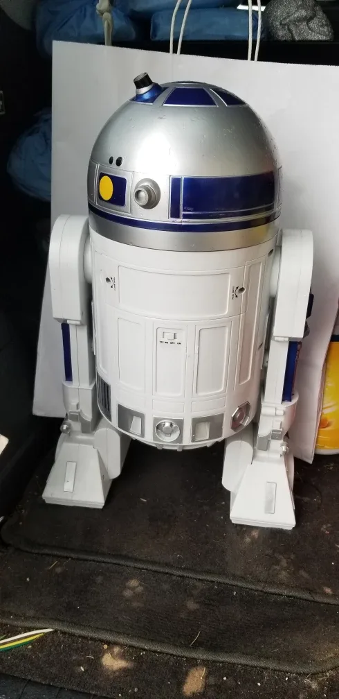 R2 D2 figure  , 18 inches tall  . image indicator(3)