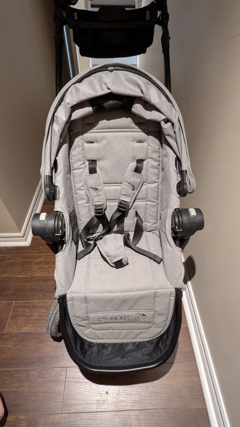 Baby Jogger City Select LUX Double Stroller - Grey - photo 3