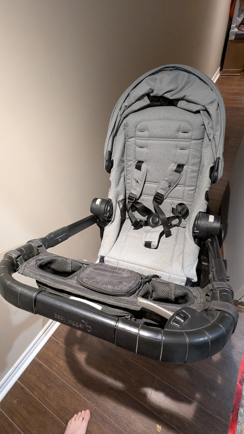 Baby Jogger City Select LUX Double Stroller - Grey - photo 5