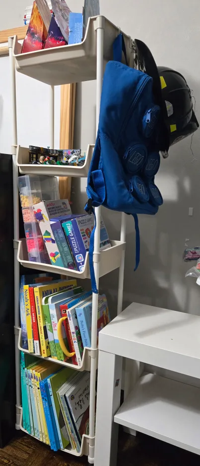 Five-Tier Rolling Storage Shelf Organizer image indicator(2)