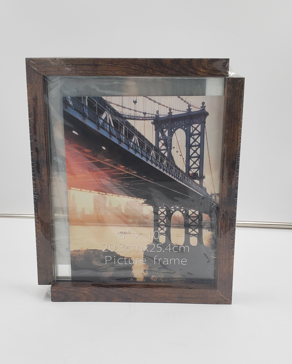 8x10 Picture Frame - Modern Wood Stand