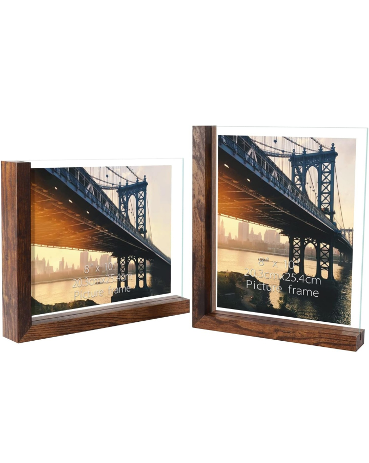 8x10 Picture Frame - Modern Wood Stand - photo 4