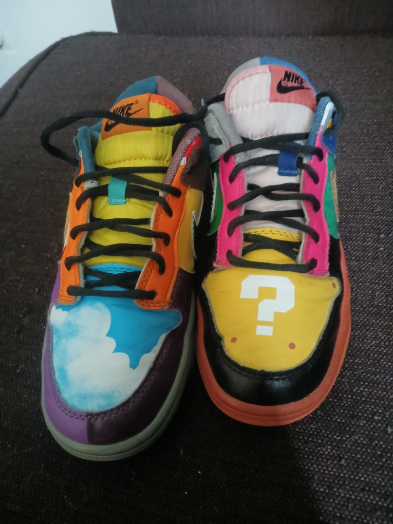 What The Mario Sb Dunks Low Size 7 also fits size 8.5 women's