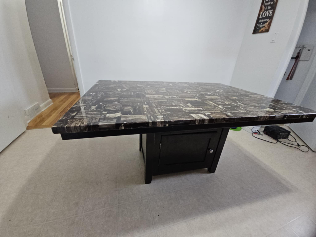 Petrified Wood Kitchen Island Table - photo 3