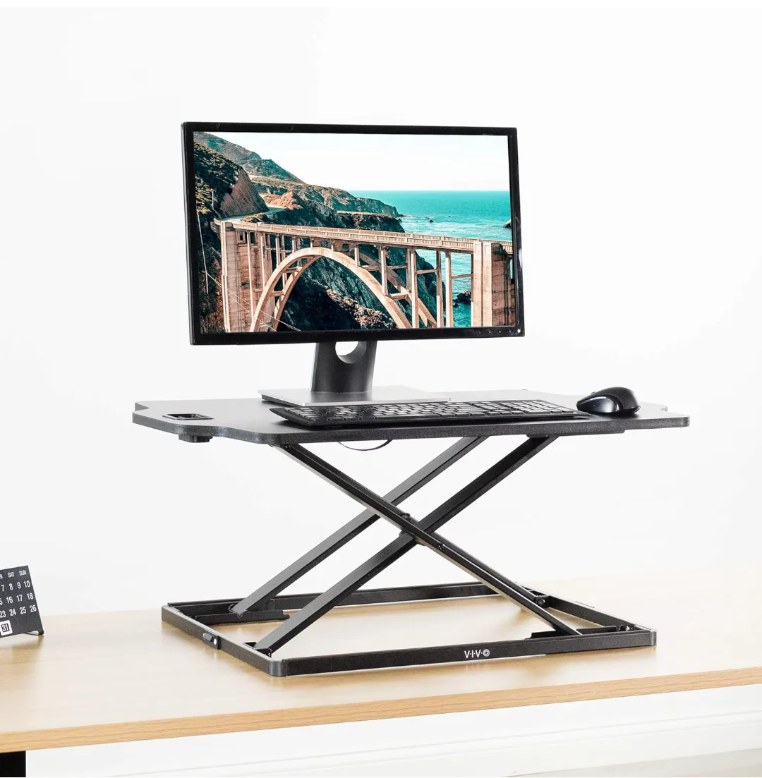 VIVO Tabletop Sit/Stand Workstation image indicator(3)