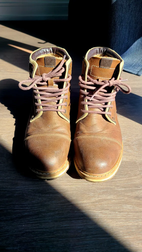 T-Max Denver Hayes Men's Brown Leather Boots image indicator(2)