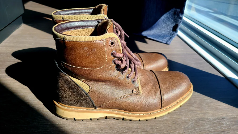 T-Max Denver Hayes Men's Brown Leather Boots image indicator(3)