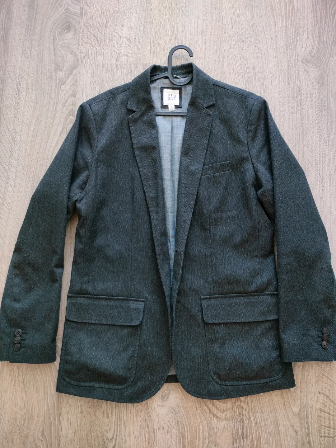 GAP Men's Grey Herringbone Blazer - Size Small thumbnail