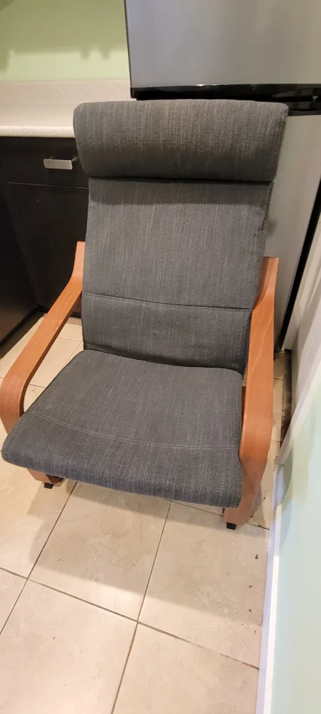 IKEA STRANDMON Wing Chair - Grey image indicator(2)
