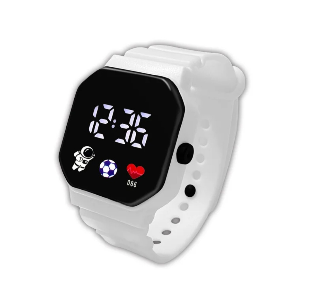 Digital LED Watch with Silicone Strap - Multiple Colours