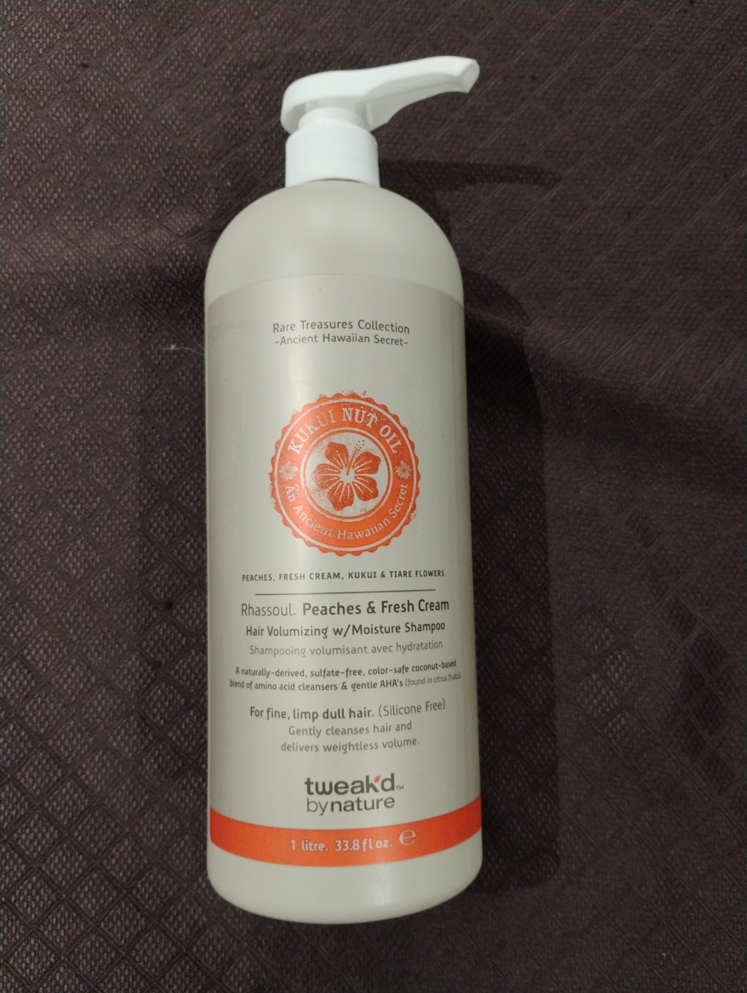 Tweak'd by Nature Rhassoul Peaches & Fresh Cream  Shampoo