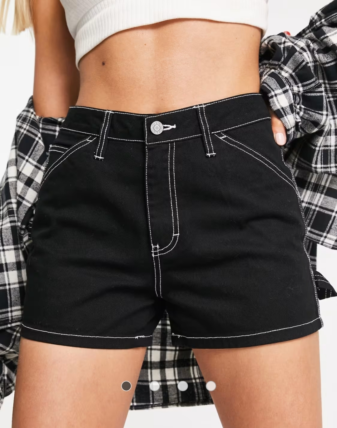 Dickies Black Carpenter Shorts - Size 25