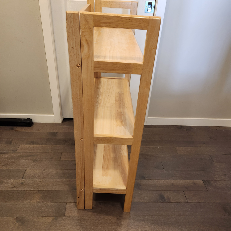 Three-shelf Wooden Bookcase - photo 5