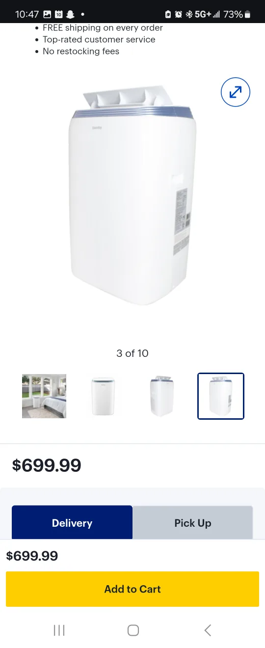 Danby 8000 BTU Portable Air Conditioner image indicator(6)