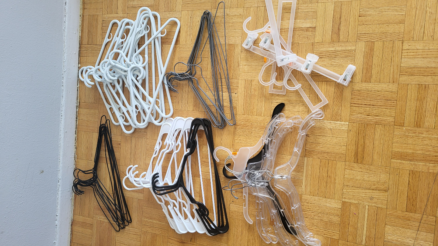 Bulk Clothing Hangers -  40+ 10 extra - photo 2
