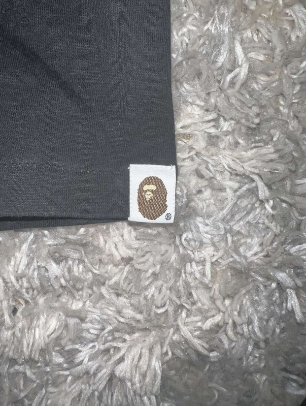 A Bathing Ape Bape College Tee Black Medium - photo 3