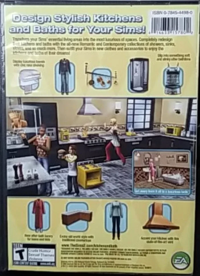 The Sims 2 Kitchen & Bath Interior Design Stuff PC Game image indicator(3)