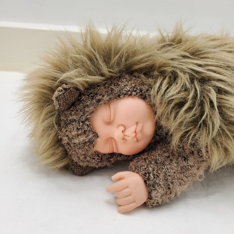 Adorable Anne Geddes Hedgehog Baby Doll image indicator(2)