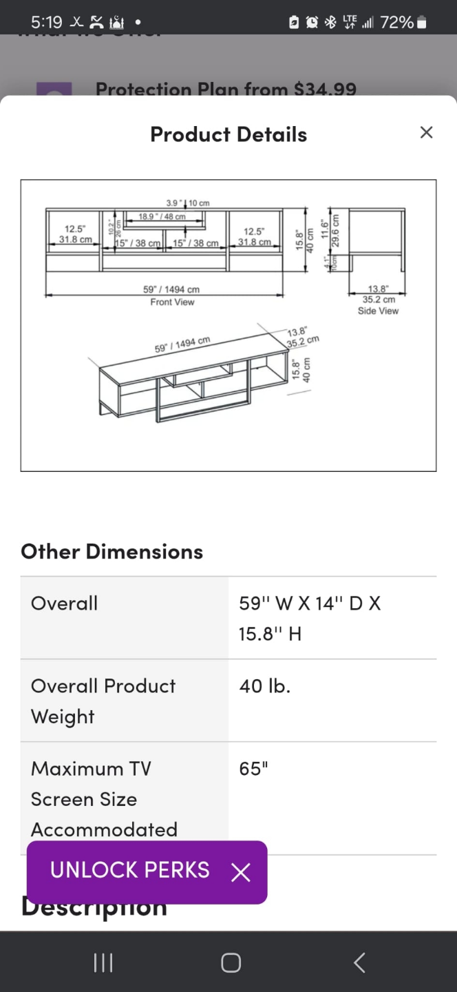 Modern TV Stand - Long Console Table - photo 4