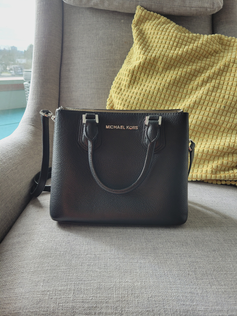 Michael Kors Black Leather Handbag