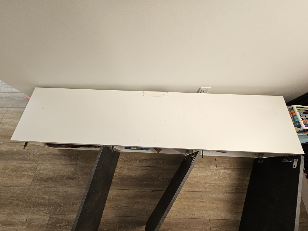 Modern Media Console with Storage - photo 2