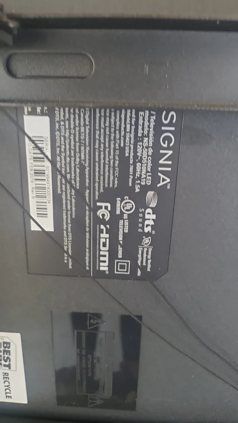 Signia 50 Inch LED TV image indicator(2)