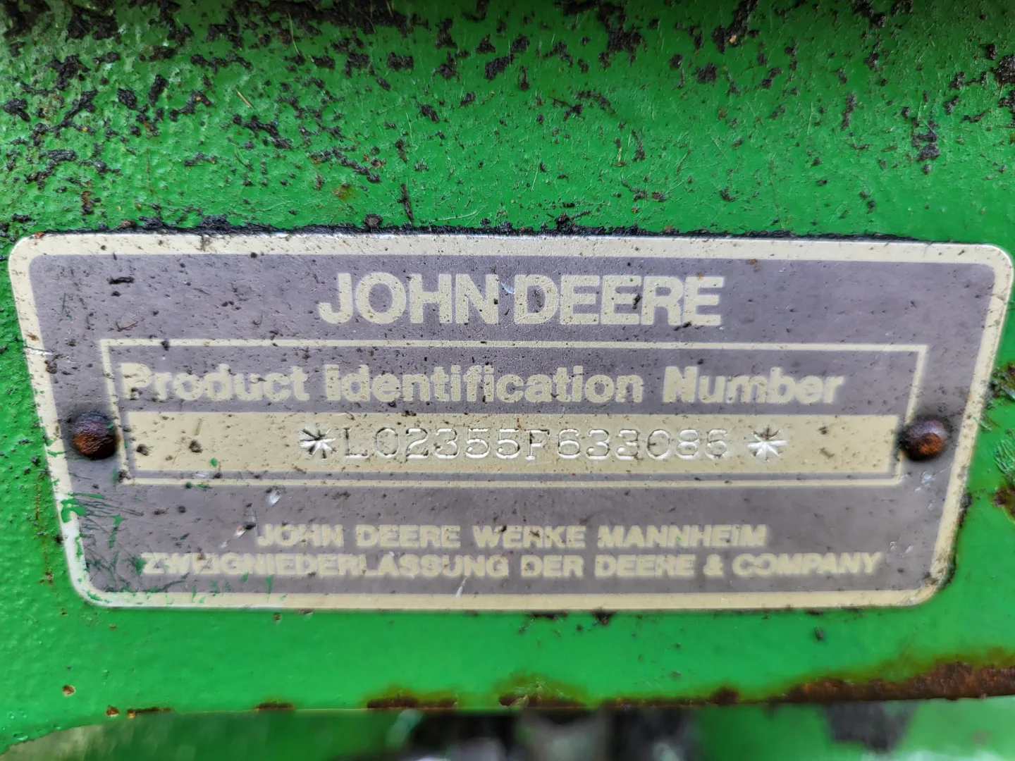 John Deere 2355 Tractor 4WD with 175 Front Loader image indicator(4)