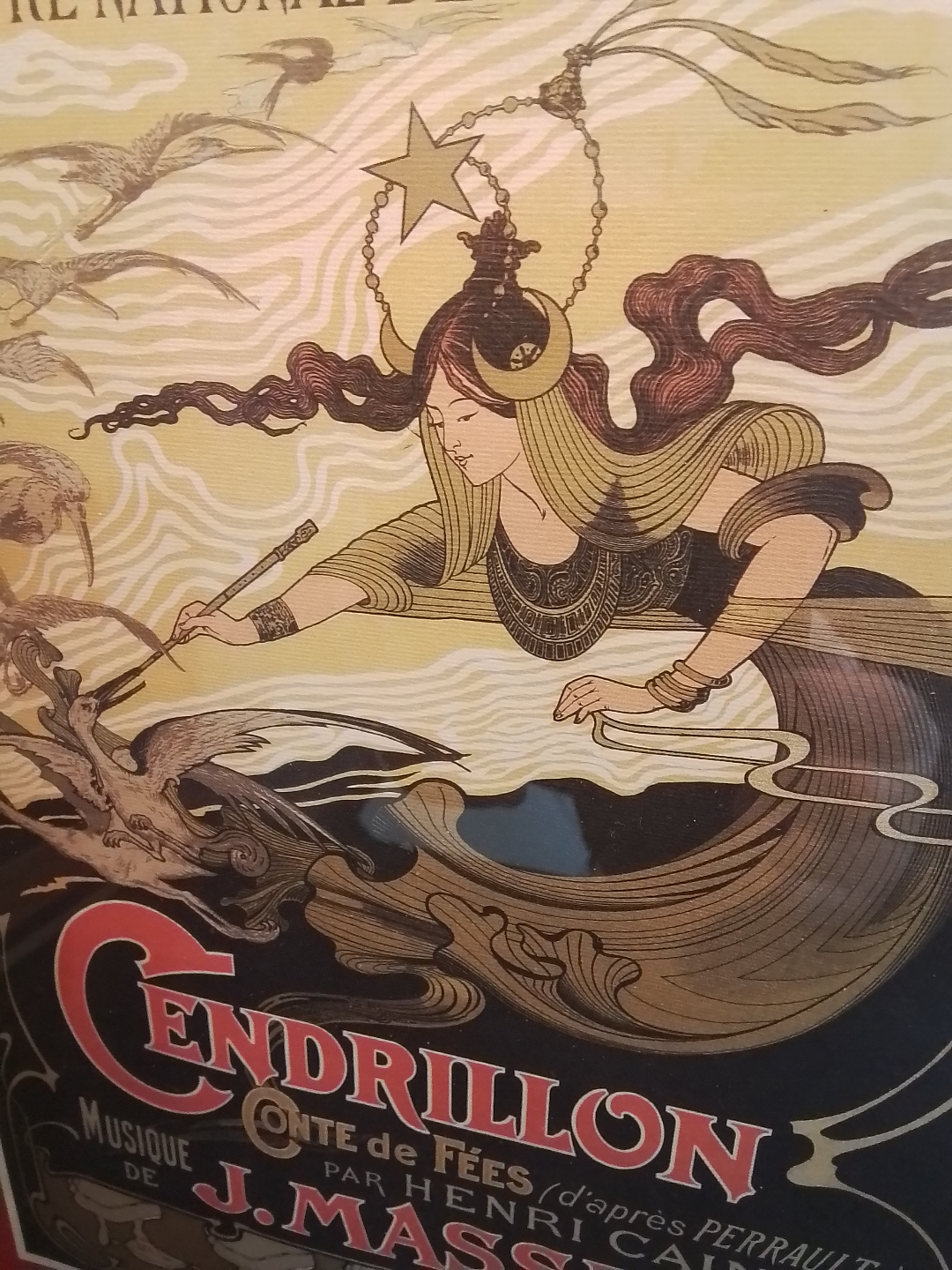 "Cendrillon" Jules Massinet Art Nouveau Style Opera Poster - photo 3