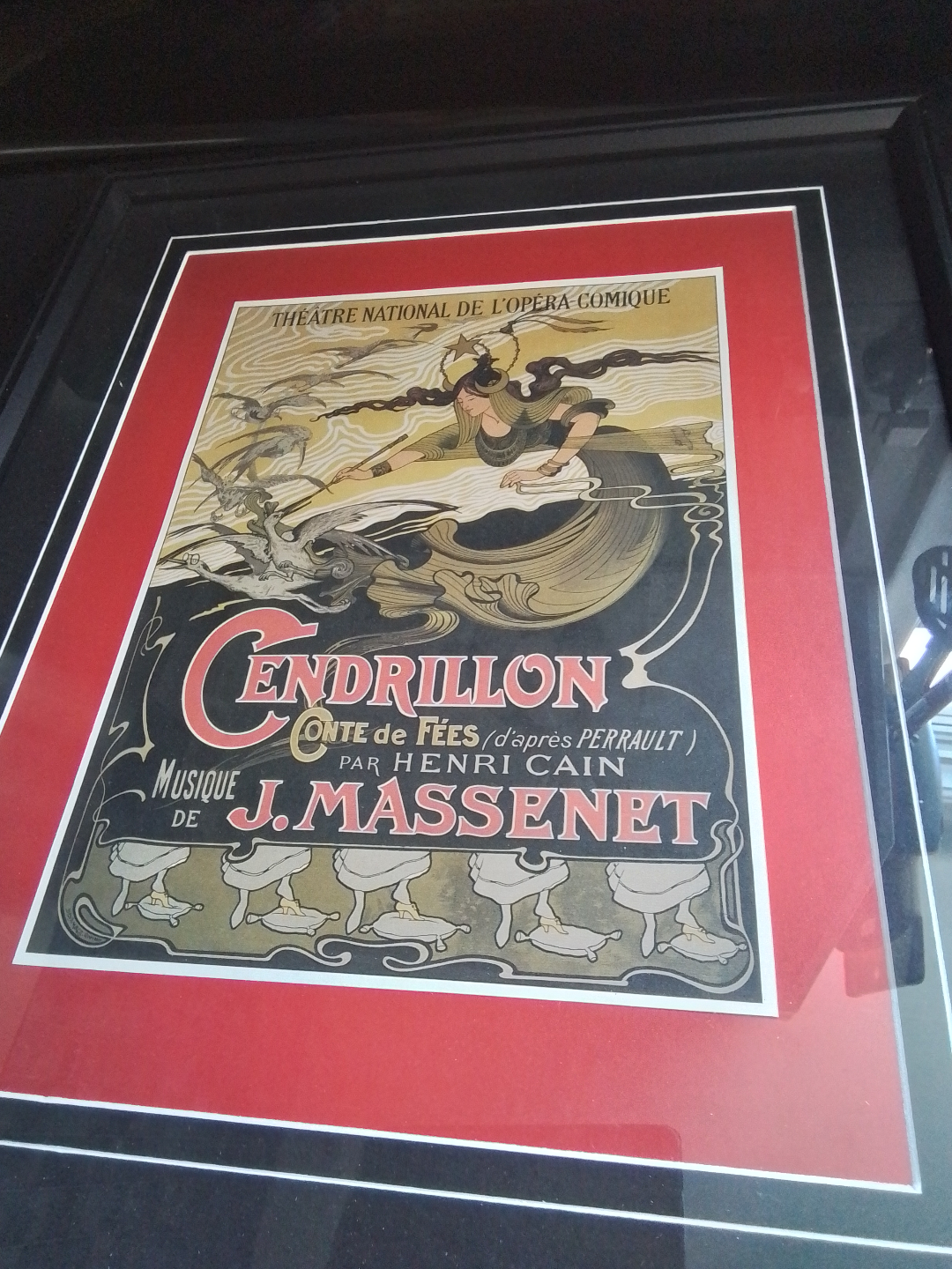 "Cendrillon" Jules Massinet Art Nouveau Style Opera Poster - photo 4