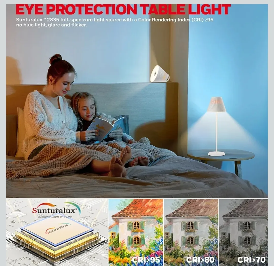 Honeywell cordless table lamp with RGB and colour temperature ad image indicator(3)