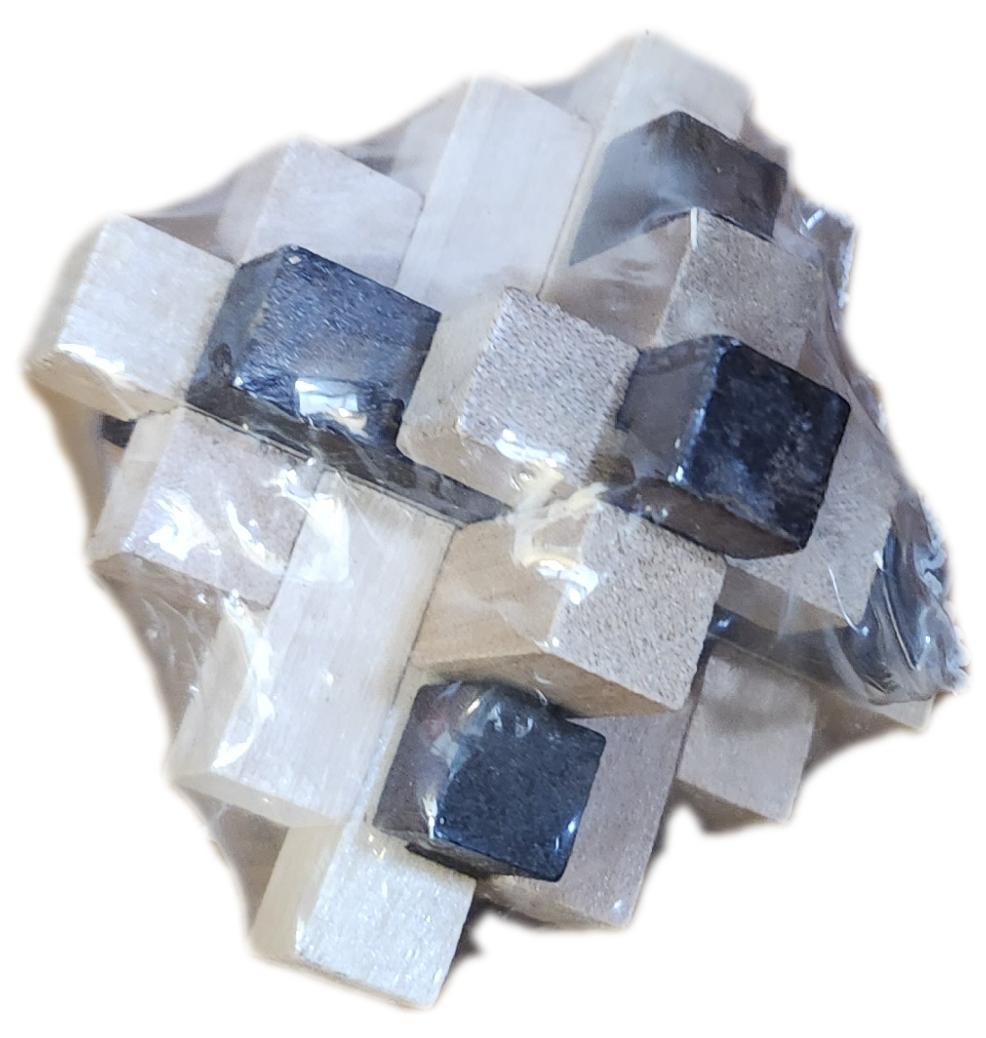 Lot of 4 Wooden Brain Teaser Puzzles - photo 5