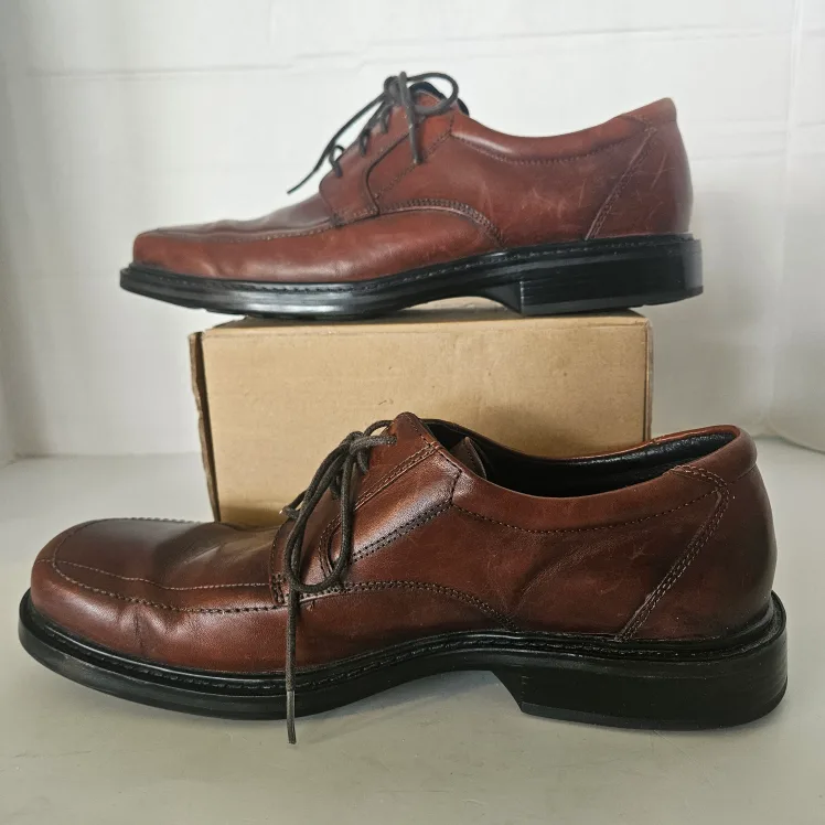ECCO Soft 7 Sneakers Mens 11 Leather Comfort Shoes Oxford thumbnail