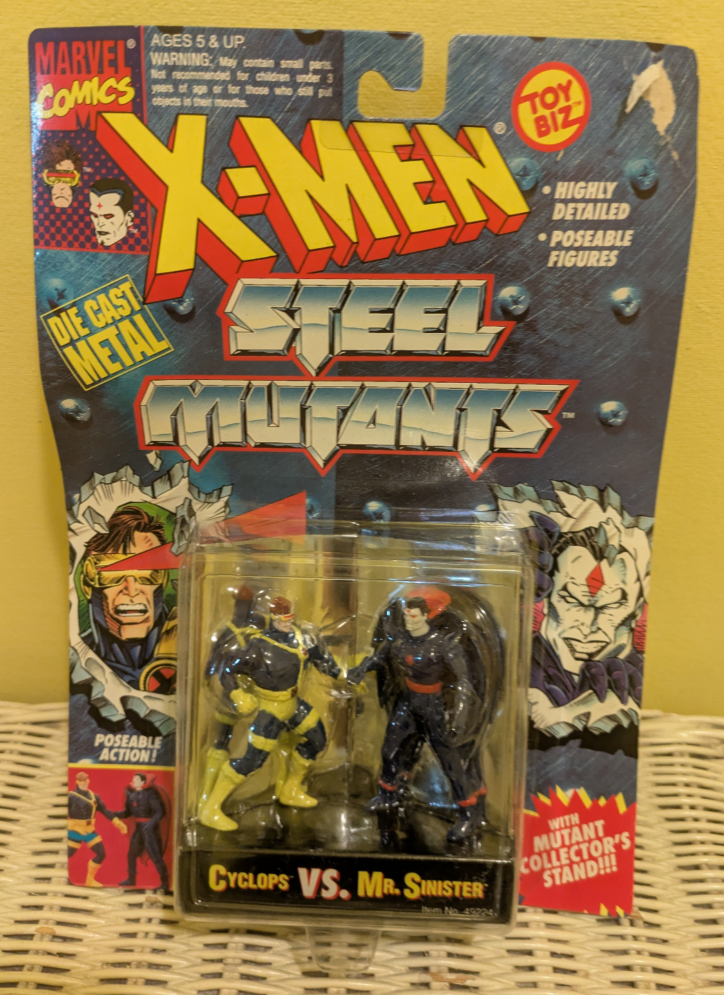 X-Men Steel Mutants Cyclops vs. Mr. Sinister
