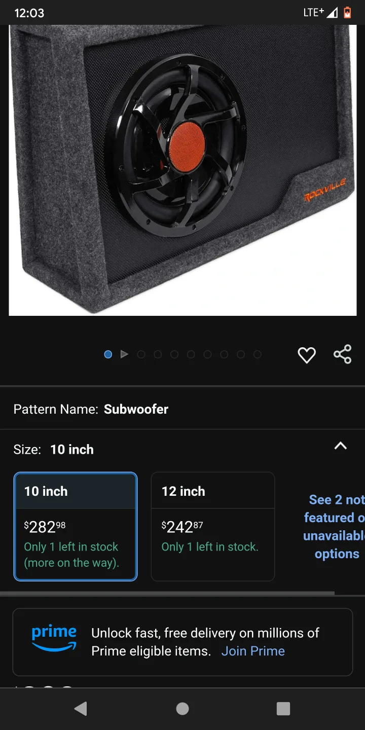 ROCKVILLE RWS10CA ACTIVE CAR SUBWOOFER image indicator(4)