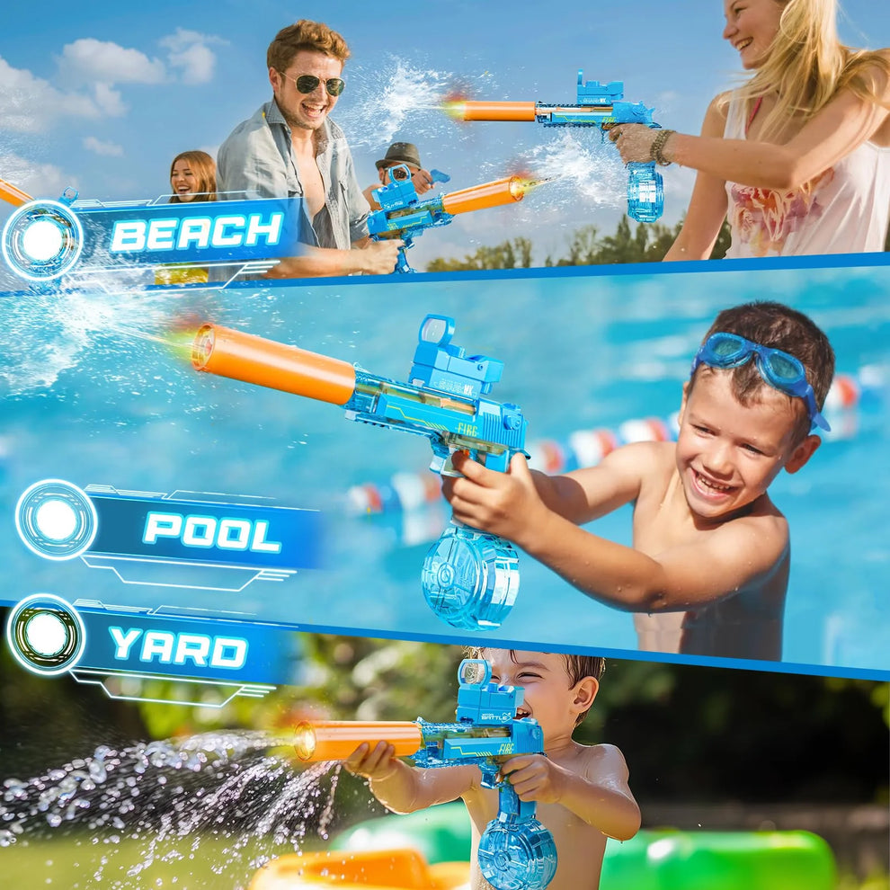 Water Battle Fun Gun -  Long Range Water Gun Toy - photo 3