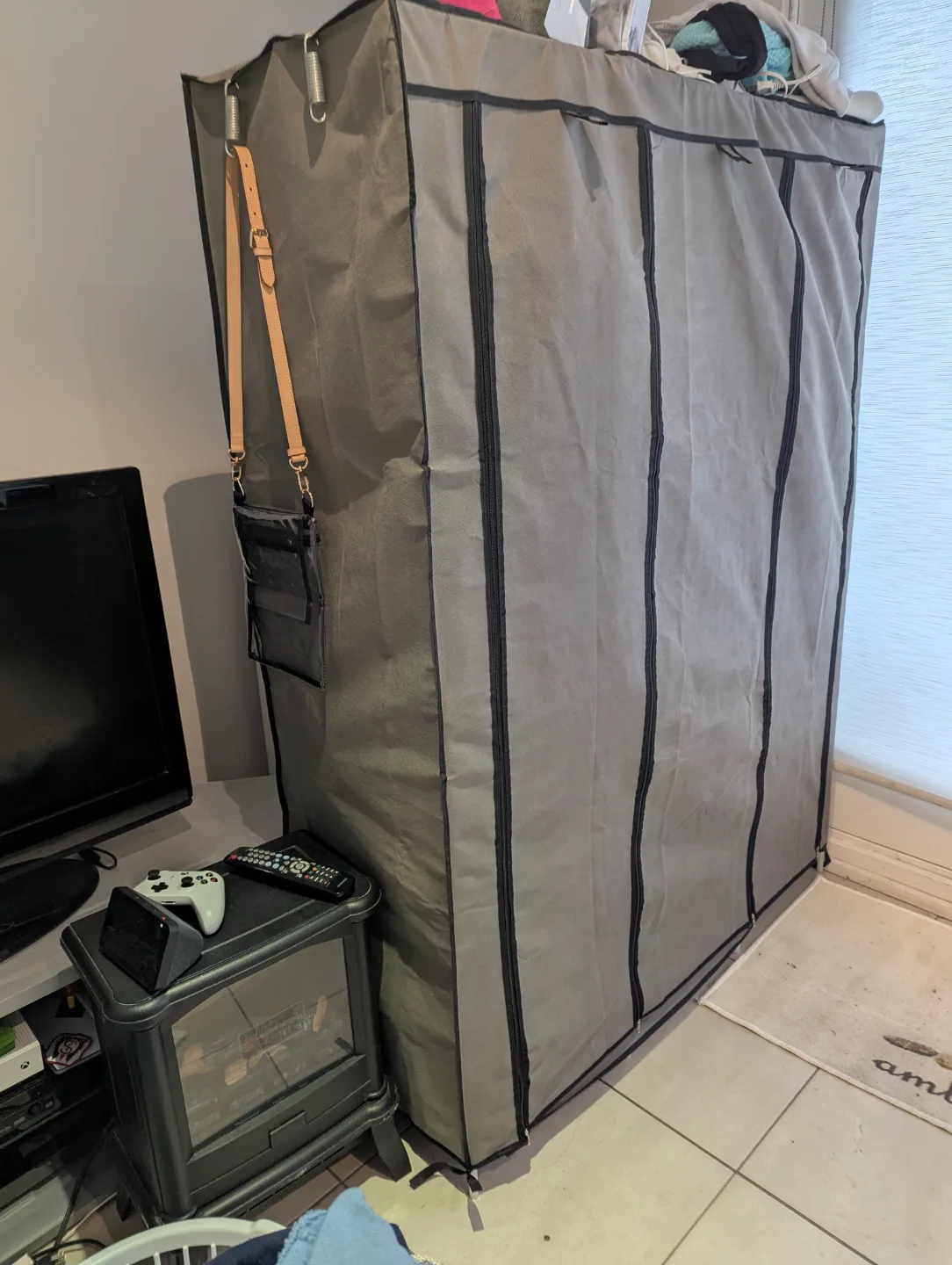 Portable Fabric Wardrobe Closet Organizer💚 image indicator(5)