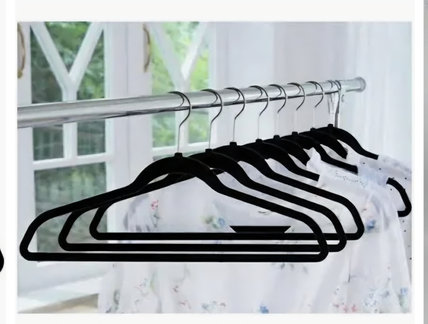 Black Velvet Non-Slip Hangers - 45pcs Available - photo 2