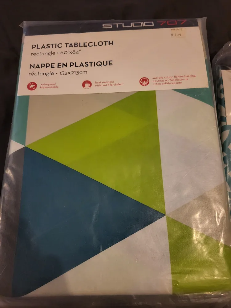 Studio 704, Large, Rectangular, Plastic Tablecloths, 5 available image indicator(2)