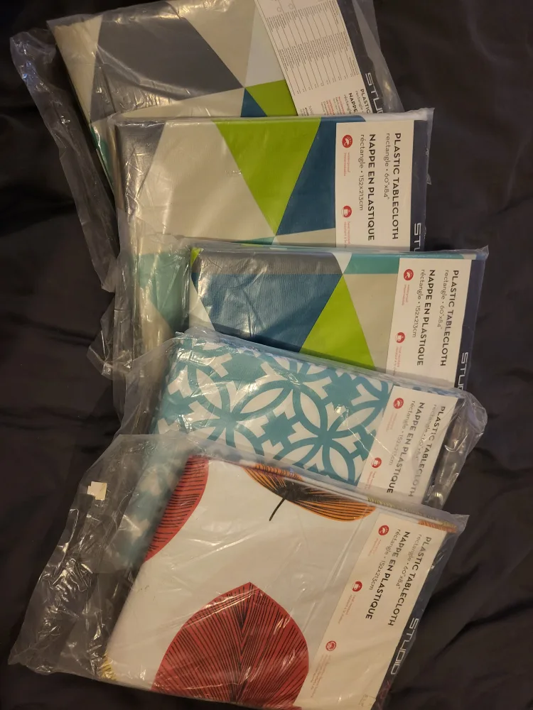 Studio 704, Large, Rectangular, Plastic Tablecloths, 5 available image indicator(3)