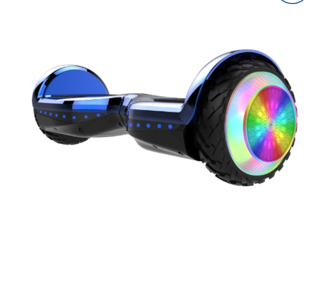 electric Hoverboard with Rainbow LED Lights