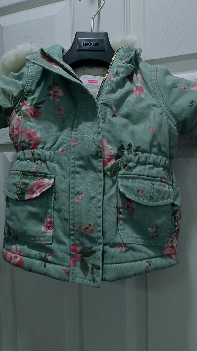 Place Baby Girl's Floral Jacket Size 18-24 Months