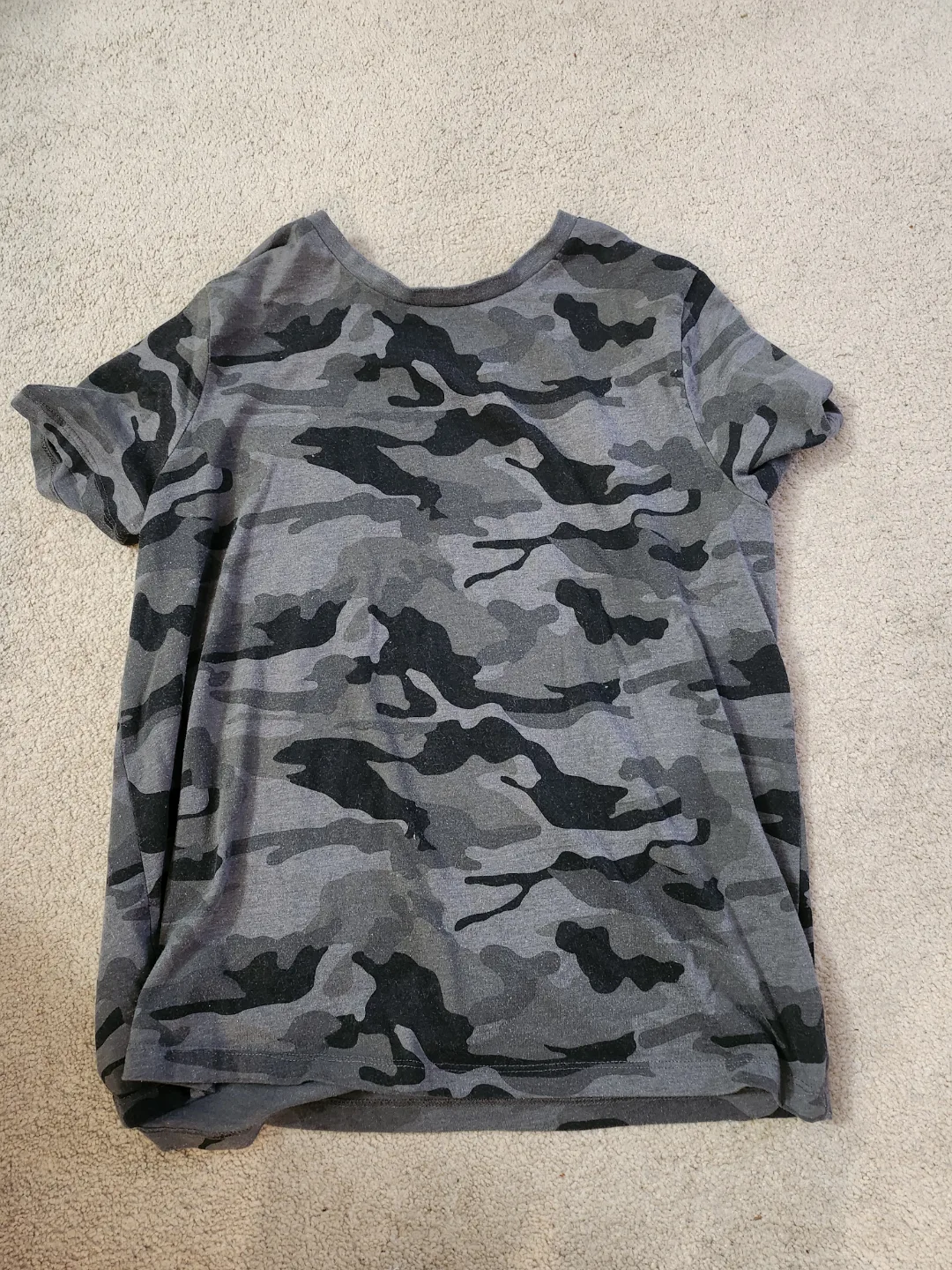 Grey and Black Camo T-Shirt thumbnail