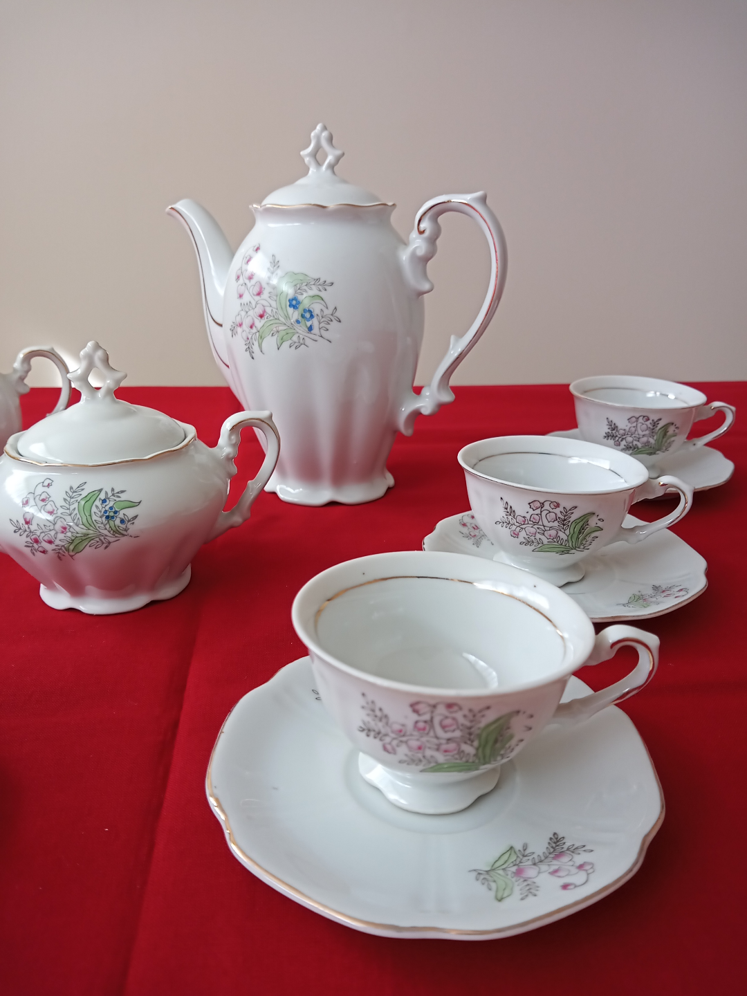Vintage Porcelain Espresso Set for 6 - photo 5